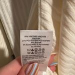 Lucky Brand Lucky‎ Brand Ivory Draped Ribbed Flowy Cardigan- Size Small Photo 3