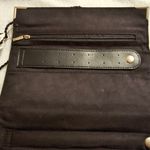 White House | Black Market  Gray and Black Python Snake Printed Jewlery Roll Photo 2