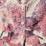 Flax  Magnolia Floral Print Dress 100% Linen 4/6 Photo 5