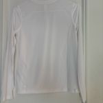 Lululemon  Ultralight Hip-Length Long-Sleeve Shirt White Size 4 Photo 3