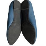 Coach and Four Womens Denim Melitta Glitter Almond Toe Flats Size 6 Blue Photo 8