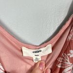 Entro Boutique Peach Tropical Floral Maxi Length Tank Top Dress XL Resortwear Photo 2