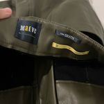 Anthropologie The Colette Crop Faux Leather Wide Leg Pant - Green Size 31/12 Photo 4