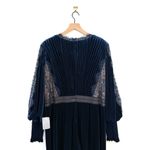 Tadashi Shoji NEW Lace Velvet Jumpsuit Navy Blue Sz 20 Photo 9