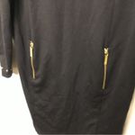 Michael Kors Michael  black sheath dress embellished size 8 Photo 4