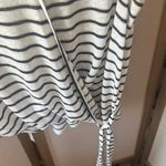Bobeau  Black and White Striped Wrap Tank Top xl Photo 1