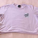 Santa Cruz Pink Cropped Tee Photo 0