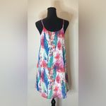 Peach Love California Peach Love- White and colorful spring‎ dress mini Size S Photo 2