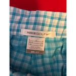 Women's Nike Golf Blue & White Gingham Bermuda Shorts Size 8 Photo 6