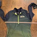 Majestic Seattle Seahawks Black and Green Women's Base Layer Top Photo 6