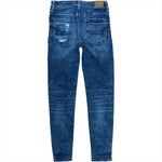 American Eagle High Rise Jegging Stretch Blue Distressed Jeans Women's 0 Short Photo 2