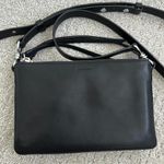 ALLSAINTS Captain Zip Leather Crossbody Bag BLACK SILVER HARDWARE Photo 0
