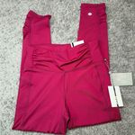 DKNY Pink High-Waisted Leggings Photo 0