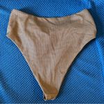 Aerie Women's Brown High-Waist Swim Bottom Photo 1