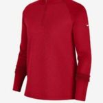 Nike NWOT Golf Therma Victory Quarter Zip Pullover Red Small Photo 4