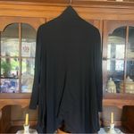 bulotus Black sweatshirt dress/tunic Large collar w/drawstring
Size large Photo 2