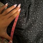 Rebecca Taylor  Black Leopard Printed Shorts Eyelet Trim- Size 2 Photo 7