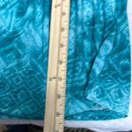 Coral Bay  Green and Blue Tunic with Bell Sleeves and Mandarin Collar Photo 9