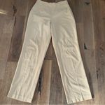 Talbots Beige Women's Stretch Wide Leg Dress Pants Size 4 Photo 1