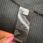 Free People Dress Womens X Large Black Ribbed Asymmetrical Hem Long Sleeve Photo 5