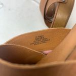 Lucky Brand Famla Size 8 Brown Leather Slingback Platform Sandal Chunky Photo 8