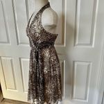 BCBG Maxazria brown halter dress Size 2 Photo 3