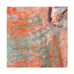 Ralph Lauren Lauren  Pastel Watercolor Drop-Waist Ruffle Dress Large Photo 5