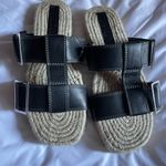 ASOS  Black Sandals with Woven Sole Photo 0