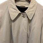 London Fog VTG Calibre Cloth Trench Coat Sz 16 Khaki Zip Out 100% Alpaca Lining Photo 6