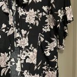 Spiritual Gangster  Black Floral Maya Kimono Photo 3