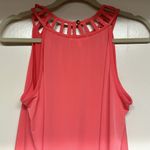 Faith and joy Sleeveless Melon Colored Top Sz L Photo 2