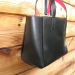 Kate Spade  Black Sweetheart Pink Kyra Arbour Hill Leather Tote Photo 9