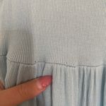 See You Monday  Light Blue Butterfly Sleeve Dress Size Small Photo 6