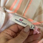 Vineyard Vines  Striped V Neck Ruffle Sleeve Smocked Dress Photo 9