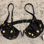 La Blanca Vintage Bikini Top 90s Polkadot Swimsuit Swim S Small M Medium New Photo 3