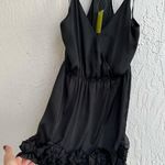 Agua black Spaghetti straps mini dress Large Photo 1