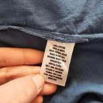 Crown & Ivy Blue & White Tie Due Surplice Flutter Sleeve Midi Dress Size Medium Photo 5