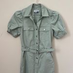 & Other Stories & OTHER STORIES Organic Cotton Twill Jumpsuit Seafoam Green / Light Mint Size 2 Photo 5