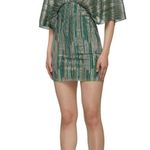 ROTATE Birger Christensen Ester Dress in Fern Green size 32 US 0 NWT Photo 3