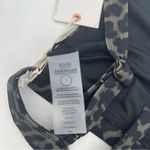 Good American  Bikini Top Sexy Boost Wide Band Animal Print Green Size Small NWT Photo 12