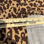 Steve Madden  Shirt Leopard Print Woman's Collared Top NWT Sz L leopard print NWT Photo 4