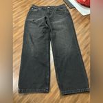 Massimo Dutti  MID-WAIST WIDE-LEG JEANS black style 5052 size 8 Photo 7