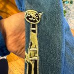 Vintage Jacket Jean Denim Cat Animal Embroidered 90s Kawaii Casual Petite Small Blue Size undefined Photo 4