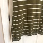 a.n.a Classic V-Neck Striped Short Sleeve Tee Shirt Photo 2