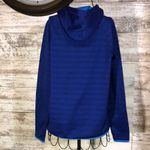 Nike dri fit stripped blue sweatshirt hoodie size small thicker material sports Photo 3