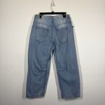 Driftwood Babara Barrel Floral Embroidered Jeans Size 14 Photo 3