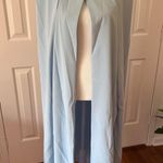 Uoozee | Powder Blue Crew Neck Cape/Long Coat | Size Medium | NEW WITH TAGS Photo 1