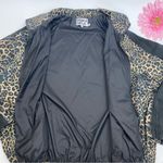 Pam & Gela X Revolve Leopard Animal Print Full Zip Windbreaker Jacket Photo 8