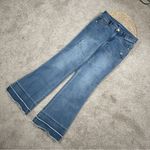 Democracy  Women’s Ab Solution Mid-Rise Double Layer Fray Kick Flare Jeans 6 Photo 0