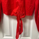 Gianni Bini Red Long Sleeve Shirt size XS Photo 1